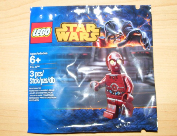 Lego Star Wars TC-4 Protocol Droid Polybag 5002122 Ritka j BP!