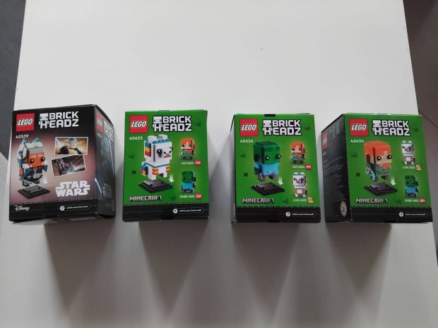 Lego Star Wars, Minecraft Brickheadz 40539, 40624, 40625, 40626