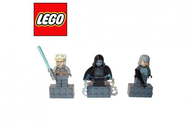 Lego Star Wars - Mgneses minifigurk (Luke, Palpatine, Veers)