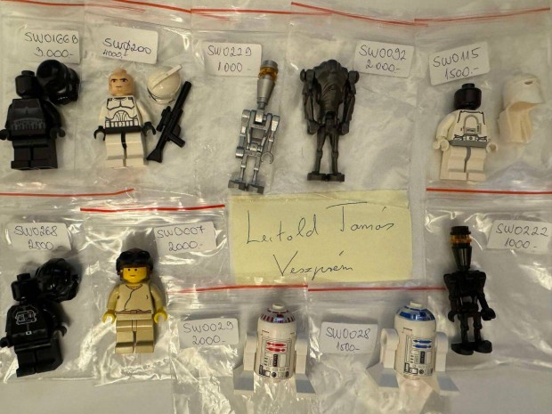 Lego Star Wars figuragyjtemny felszmols I