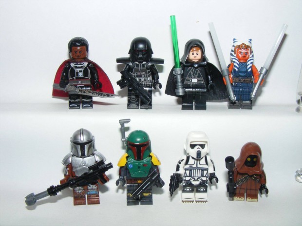 Lego Star Wars figurk Ahsoka Boba Fett Dark Trooper Jawa Moff figura