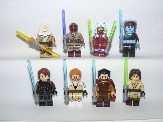 Lego Star Wars figurk Ayla Secura Mace Windu Dooku Ahsoka Tano Qui GJ