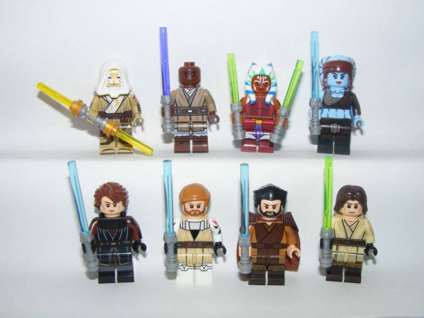 Lego Star Wars figurk Ayla Secura Mace Windu Dooku Ahsoka Tano figura