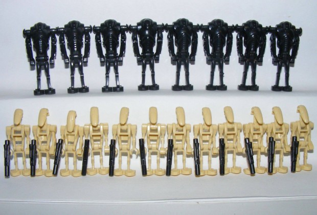 Lego Star Wars figurák Battle + Super Battle Droid figura sereg 20db