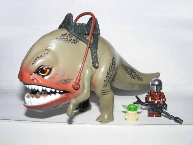 Lego Star Wars figurák Blurrg figura + Mandalóriai + Baby Yoda Grogu