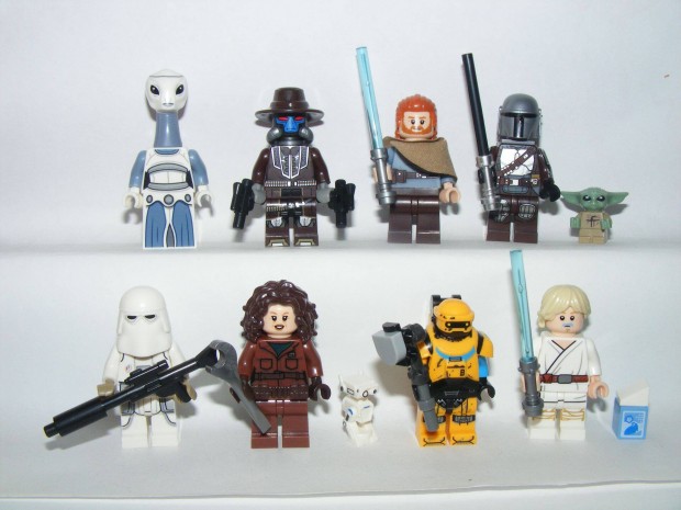 Lego Star Wars figurk Cad Bane Caminoi Mandalri Baby Yoda Mando Obi