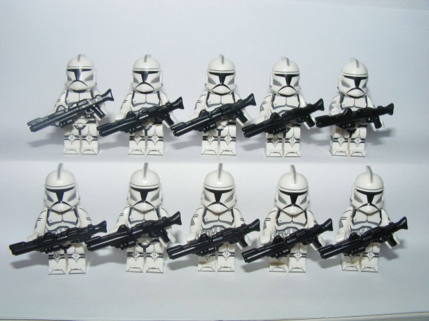 Lego Star Wars figurk Clone Trooper kln katona figura 10db fegyver
