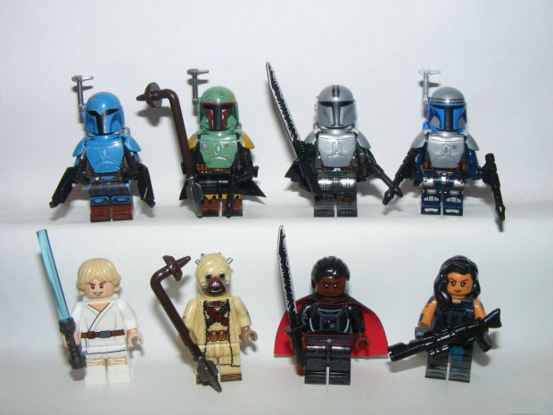 Lego Star Wars figurk Din Djarin Boba Jango Fett Mandalri figura j