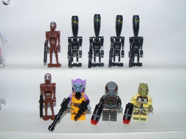 Lego Star Wars figurk Fejvadsz Zeb Lom4 Bossk Asassin droid figura 