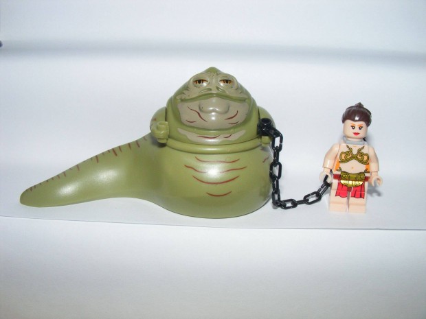 Lego Star Wars figurák Jabba a Hutt + Leia hercegnő rab figura Új
