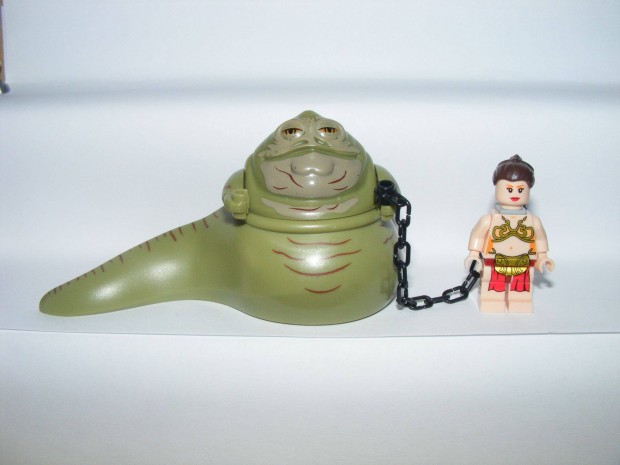 Lego Star Wars figurák Jabba a Hutt + Leia hercegnő rab figura Új