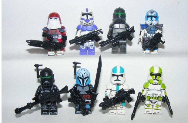 Lego Star Wars figurk Jesse Grey Howzer Galactic Marine Bo Katan j