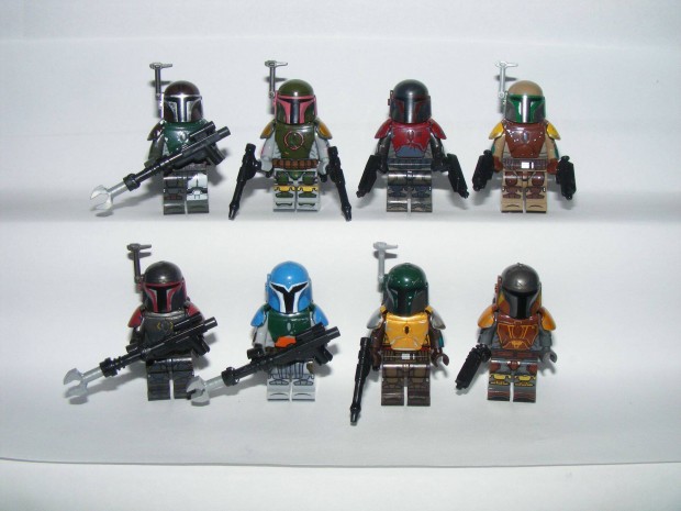 Lego Star Wars figurák Mandalóri Boba Fett Mandalorian Super Commando