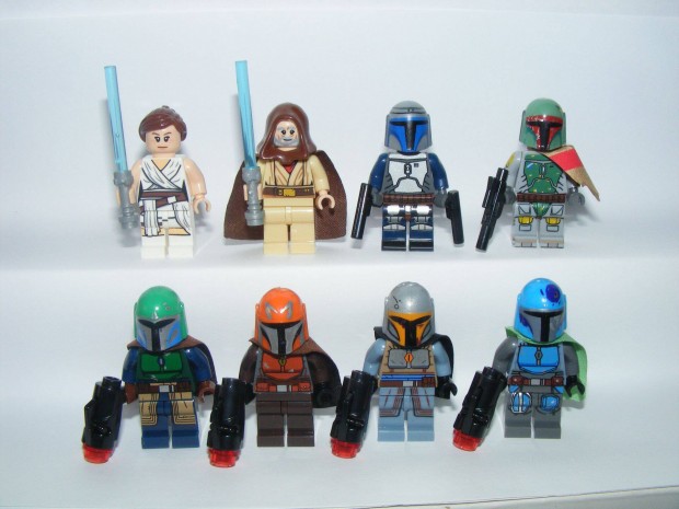 Lego Star Wars figurk Mandalri Mandalorian katonk Rey Obi Wan j