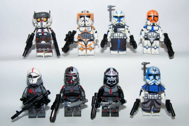 Lego Star Wars figurák The Bad Batch Clone Force 99 Rex trooper figura