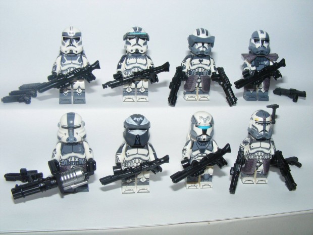 Lego Star Wars figurk Wolfpack trooper Sergeant Regiment Commando fig