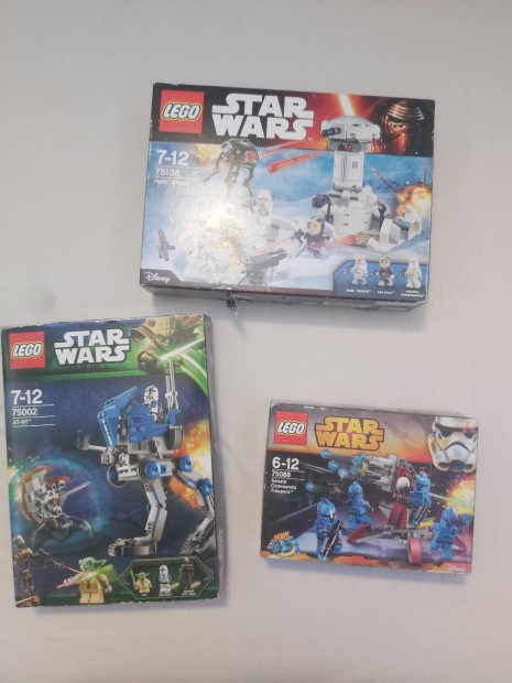 Lego Star Wars szettek 75138 + 75002 + 75088