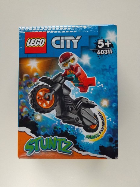 Lego Stuntz 60311 Fire kaszkadr motorkerkpr j bontatlan