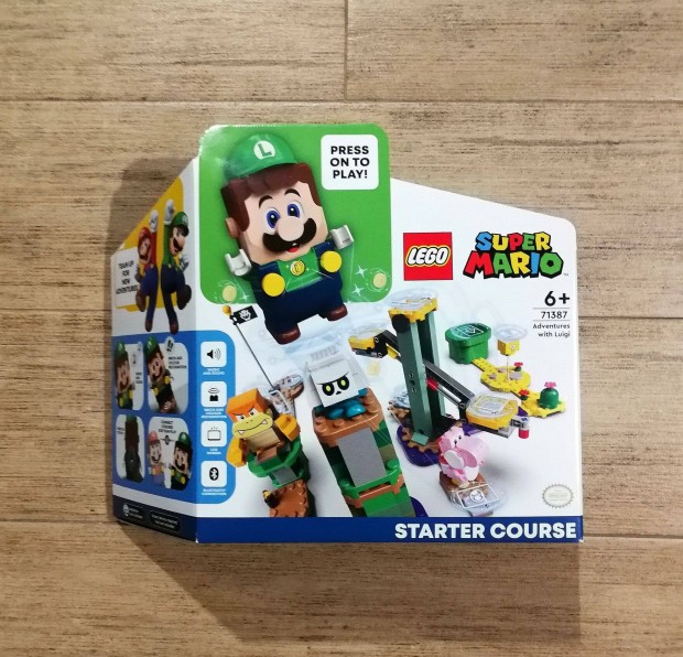 Lego Super Mario 71387 Luigi kezdplya Ingyenes hzhozszllts!