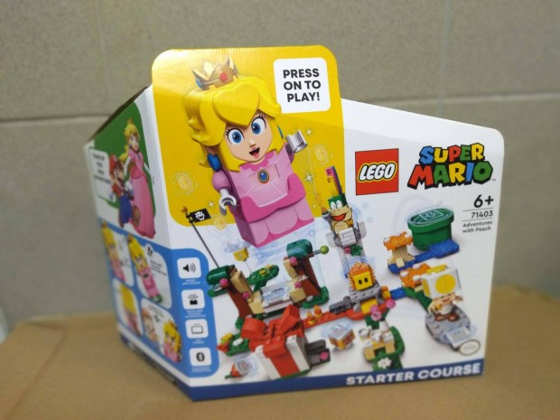Lego Super Mario 71403 Peach kalandjai kezdplya j, bontatlan