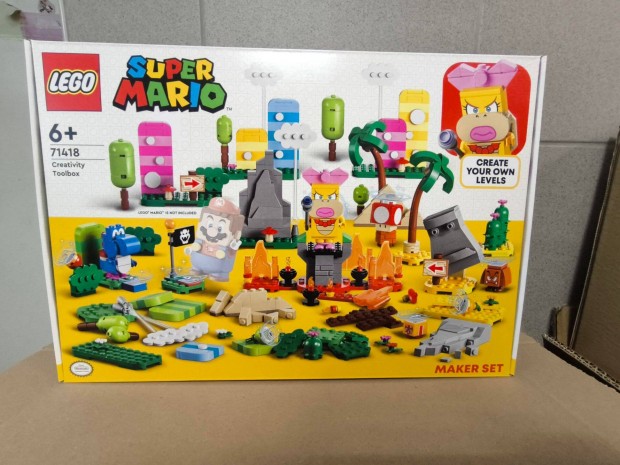 Lego Super Mario 71418 Kreatv pts kszt szett j, bontatlan