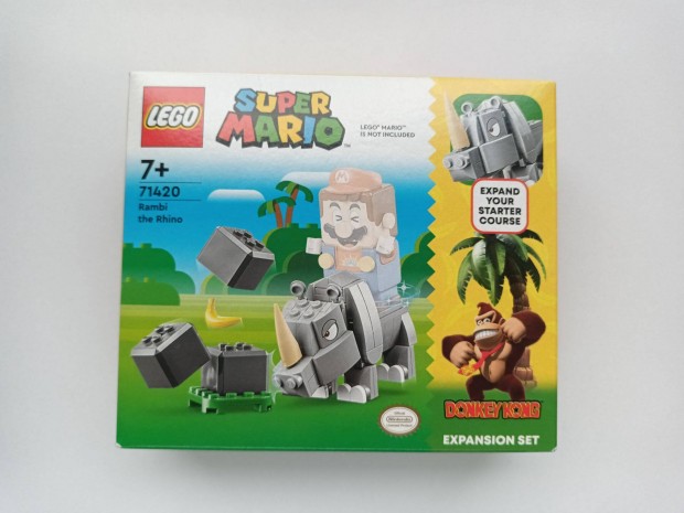 Lego Super Mario 71420 Rambi az orrszarv kiegszt bontatlan j