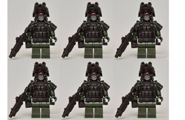 Lego Swat Specnaz Orosz kommands katona 6db figura fegyver katonk +