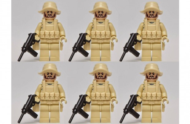 Lego Swat kommands katona figura Sivatagi feldert figurk katonk
