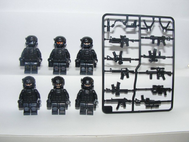 Lego Swat kommands katonk Brit klnleges alakulat S.A.S katona 6db