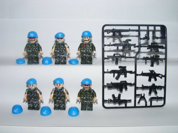 Lego Swat kommands katonk U.N. Ensz bkefenntart alakulat katona 6d