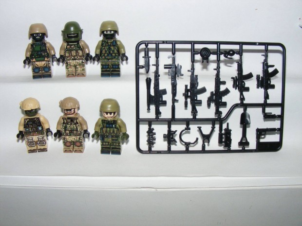 Lego Swat modern hadvisels Orosz + Ukrn kommands katonk katona j