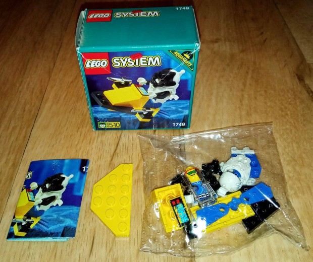 Lego System Aquazone 1749 Paravane új de bontott dobozos