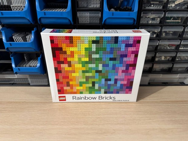 Lego Szivrvnyos kockk kirak 1000 db puzzle