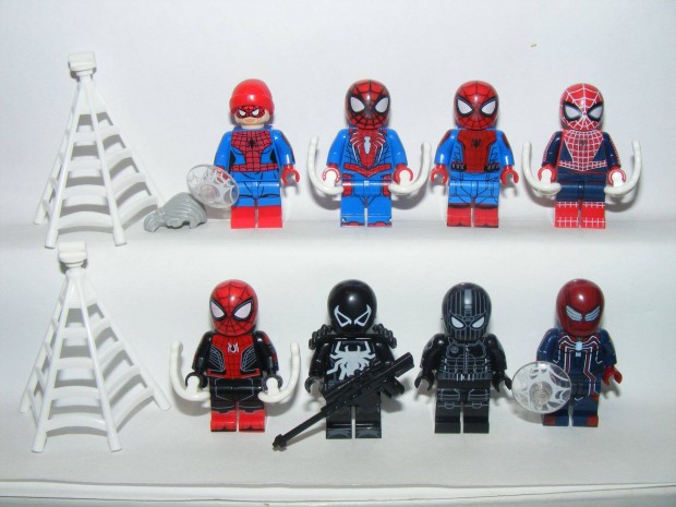 Lego Szuperhs figurk Spiderman Pkember figura 8db 2022 j