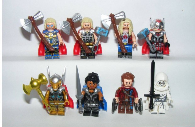 Lego Szuperhs figurk Thor Jane Foster Gol rlord Valkr Beta figura