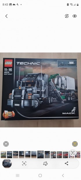 Lego Technic 42078, Mac Anthem kamion, új, bontatlan