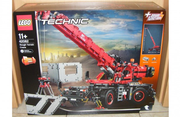Lego Technic 42082 Rough Terrain Crane Terepdaru daru Új BP!