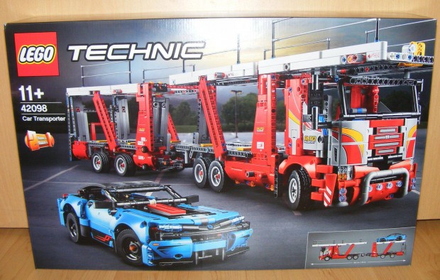 Lego Technic 42098 Autszllt kamion + sportkocsi j BP!