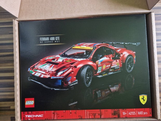 Lego Technic 42125 Ferrari 488 GTE AF corse