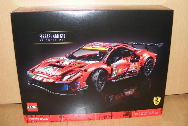 Lego Technic 42125 Ferrari 488 GTE versenyaut j BP!