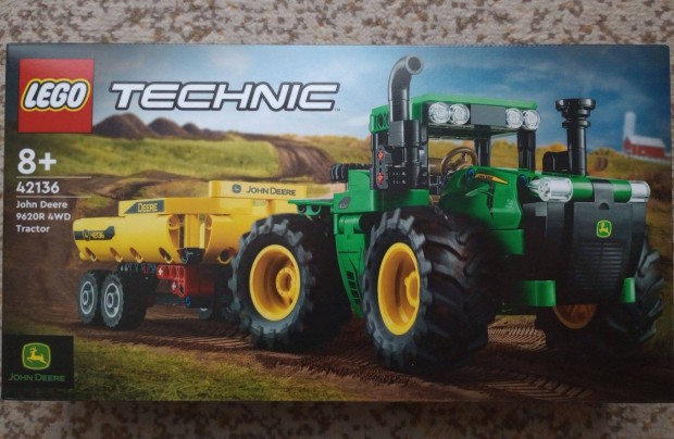 Lego Technic 42136 John Deere 9620R 4WD traktor - j, bontatlan