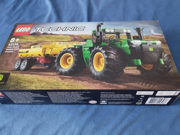 Lego Technic 42136 John Deere 9620R 4WD traktor - j, bontatlan