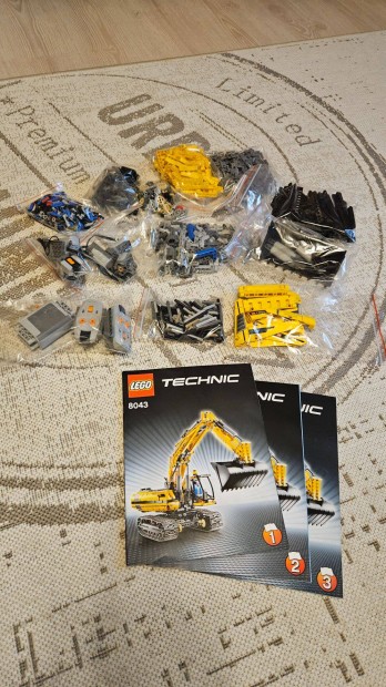 Lego Technic 8043 lnctalpas kotr, excavator, markol