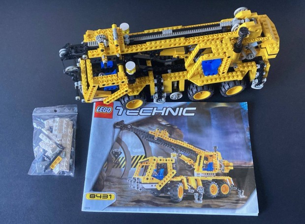 Lego Technic 8431 pneumatikus daru leírással hiánytalanul
