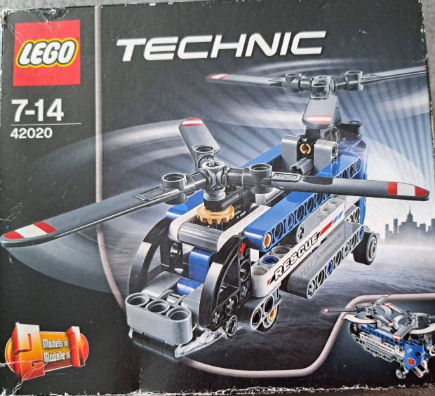 Lego Technic Ikermotoros helikopter 42020