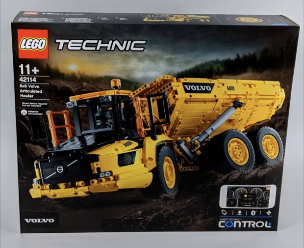 Lego Technic Volvo 6x6 csuklós szállítójármű 42114, Powered Up