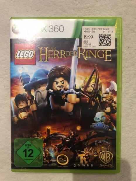 Lego The Lords of The Ring Xbox 360 jtk