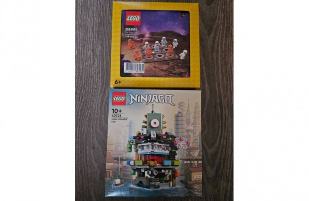 Lego Tic Tac Toe 5008897 Ninjago Micro City 40703 bontatlan elad!