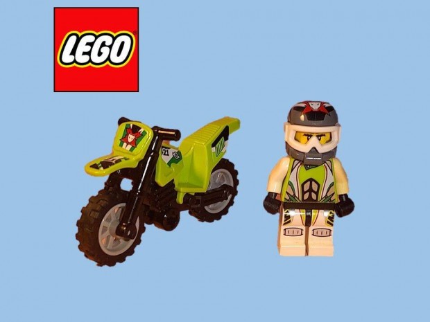 Lego World Racers - REX-treme minifigura motorjval