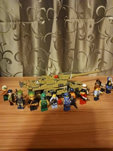 Lego (lepin) katonai tank s figurk pt jtk